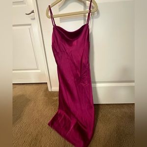 Magenta/Pink Silk Express Dress SZ XXS